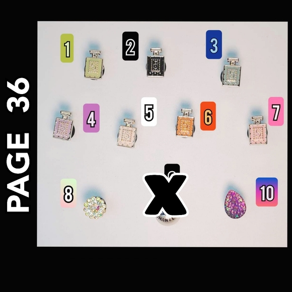 3/$15 Metal Croc Charms Bling - Metal Charms for Crocs - SEE ALL PHOTOS!!! - Picture 2 of 5